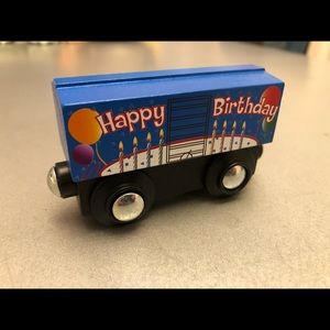 Lightly used Wood train